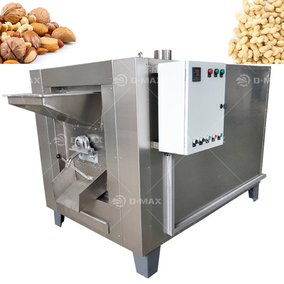 아몬드 너트 곡물 로스팅을 위해 1100kw 가스 및 전기 땅콩 로스팅 기계