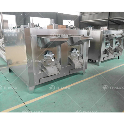 아몬드 너트 곡물 로스팅을 위해 1100kw 가스 및 전기 땅콩 로스팅 기계