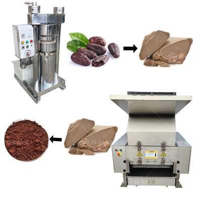 0.75kw 초콜릿 액체 및 코코아 파우더 생산을위한 코코아 콩 가공 기계