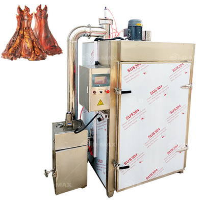 2000x1100x1700mm 크기 고기 소시지 베이킹 머신 무게 500KG 물고기의 흡연 오븐