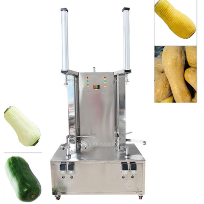 120pcs/H 용량 아나나스 껍질 벗기기 위한 완전히 자동 멜론 파파야 벗기 기계