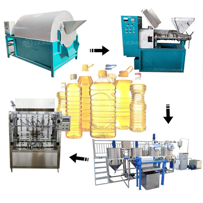최대 용량 700-800kg/h의 할인된 코코넛 올리브 마스터드 오일 정제 기계