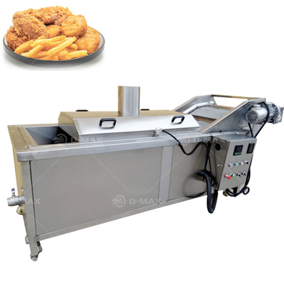 50kg/h 용량 프랑스 프라이와 감자 칩을 위한 전기 가열 프라이 머신
