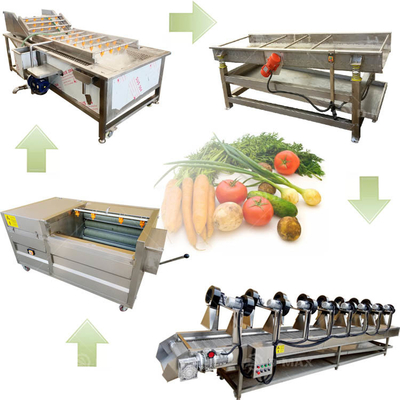 양파 세척 및 껍질 벗기 기계 500kg / h 용량