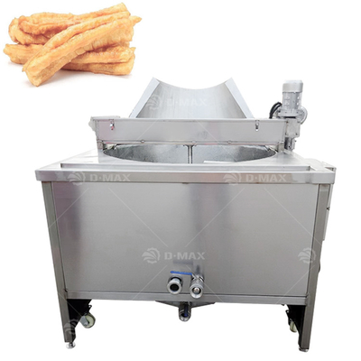 완전 자동 고온 프라이링 컨베이어 칩 딥 프라이어 50kg / h 용량
