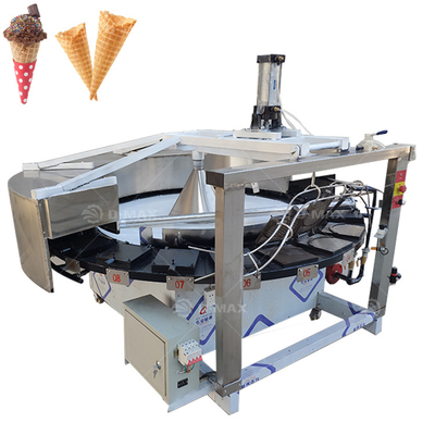 250KG 용량 300pcs/h 아이스크림 와플 콩 달걀 롤 메이커 고객 요구 사항