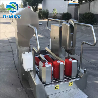 2.72kw 완전 자동 위생 정류장 신발 청소 기계 롤러 브러시 부트 세탁기