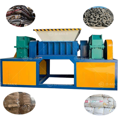 재활용 폐기물 금속 HDPE 덩어리 및 카드본 폐기물을 위한 이중 셰프트 쉐리더