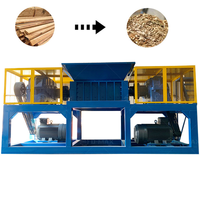 재활용 폐기물 금속 HDPE 덩어리 및 카드본 폐기물을 위한 이중 셰프트 쉐리더