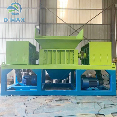 재활용 폐기물 금속 HDPE 덩어리 및 카드본 폐기물을 위한 이중 셰프트 쉐리더