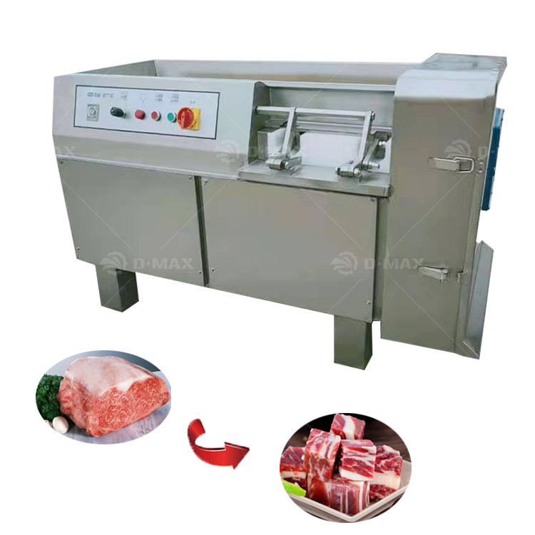 냉동 닭고기 및 생선 고기 가공용 270 KG 육류 큐브 다이스 절단 기계