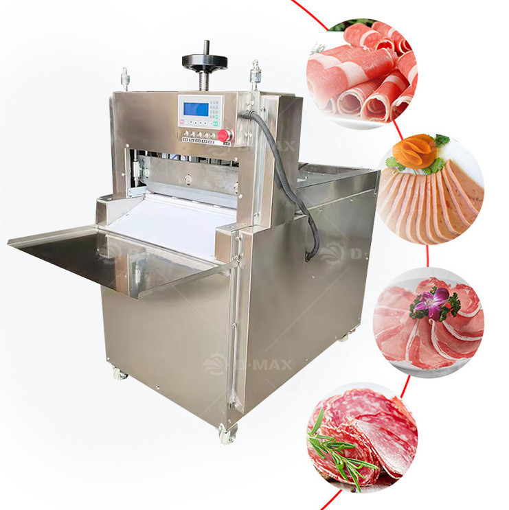베이컨 슬레이커 절단 냉동 고기 절단 기계 220v / 380v / 사용자 정의 전압