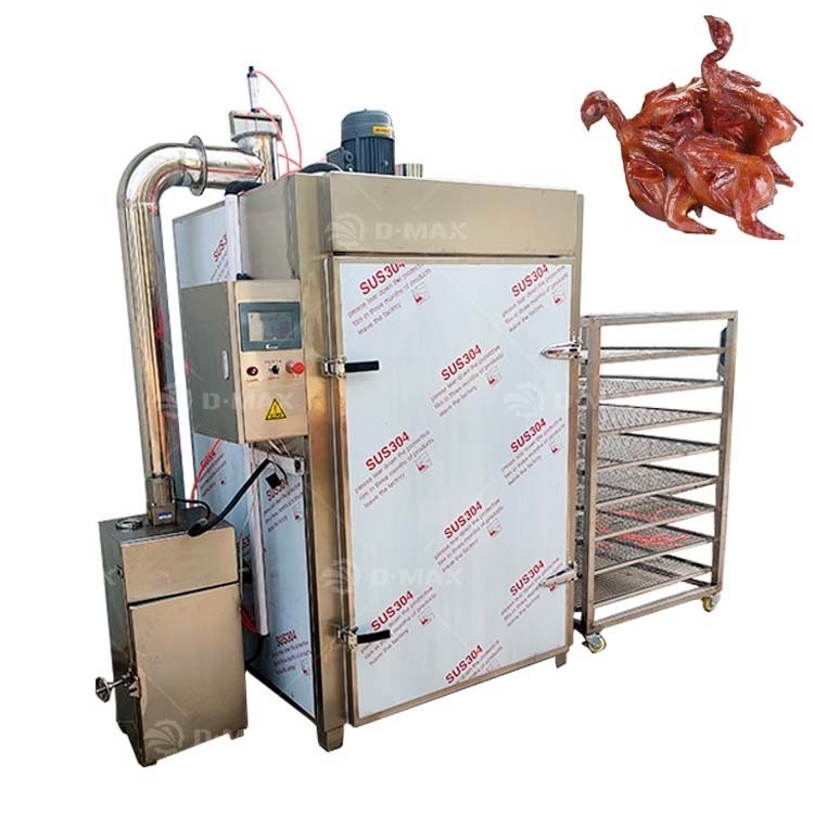 PLC 제어 전기 육류 흡연기 산업용 생선 흡연 용량 30-1000kg/배치